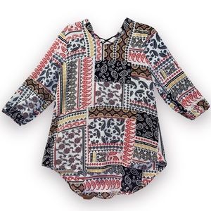 🛍️4/$20🛍️ Hayden Paisley Patterned Blouse